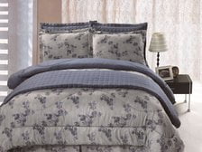 Legacy Decor 3-pc Quilt Bedspread Coverlet Blue /& White Floral Patchwork Design Soft Microfiber King//Cal King Size