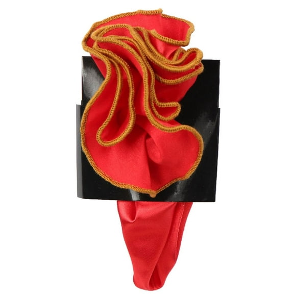 PS-Z-RD-40 - Round Pocket Square Accessory - Red Bronze
