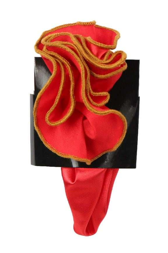 PS-Z-RD-40 - Round Pocket Square Accessory - Red Bronze