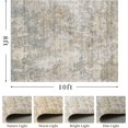 thumbnail image 2 of Modern Abstract Area Rug Carpet X Rugs for Living RoomMachine Washable Rugs for Bedroom Dining Living Room Rug Grey MultiColor, 2 of 7