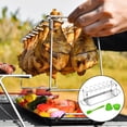 thumbnail image 4 of Parrilla de Acero Inoxidable shamjiam Plegable para Pollo, 4 of 9