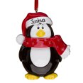 thumbnail image 2 of Personalized Penguin Character with Scarf Christmas Ornament, 2 of 2
