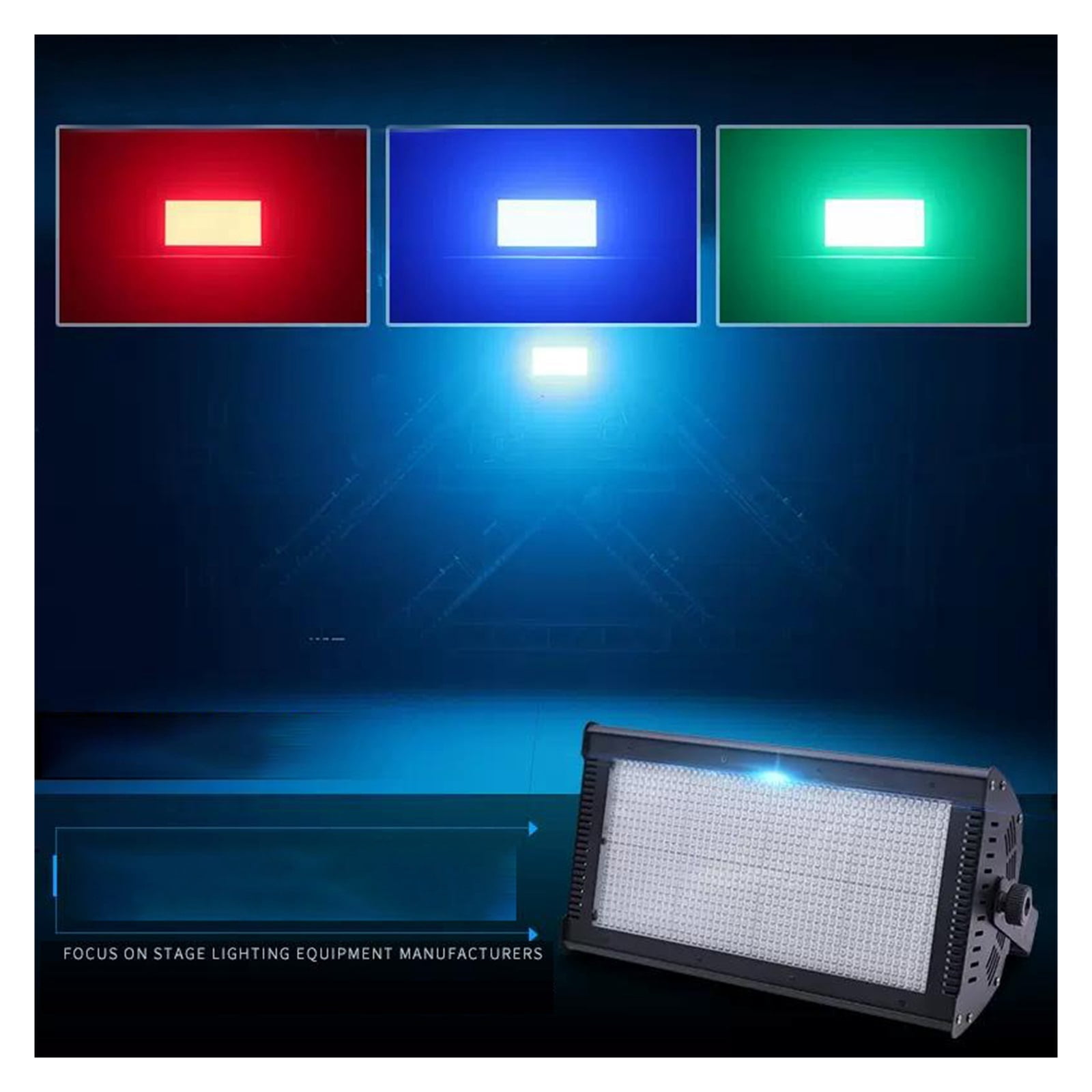 Atomic Bar Stage Lighting LED 8 +8 Segment Strobe Light Horse Racing Wash Flash Marquee Light Background Dyeing Lights ,Party Event Wedding Holiday Bar Club