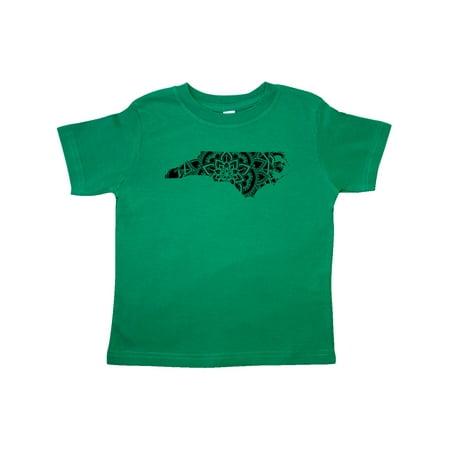 

Inktastic North Carolina Silhouette Mandala Gift Toddler Boy or Toddler Girl T-Shirt
