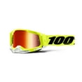 thumbnail image 2 of 100% Racecraft 2 Goggles - Flourescent Yellow/Red Mirror, 2 of 2