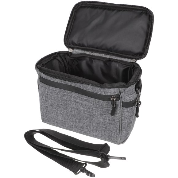 IFANLANDOR Portable Grey Bike Bag Handlebar Storage Pouch for Road Mountain and Electric Bicycle Accessories