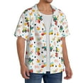 thumbnail image 2 of Fotbe Cute tractor and vehicle Print Short Sleeve Button Down Shirts for Men Casual Summer Beach Wrinkle Free Shirt-4X-Large, 2 of 5