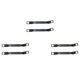 thumbnail image 1 of 6 Piezas Asas de Agarre Asiento Trasero Negro Barras de Seguridad Acolchadas para JK TJ, 1 of 5