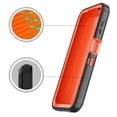 thumbnail image 2 of Misty for Samsung Galaxy A17/18 5G Case Military Grade Heavy Duty Protection 3 in 1 Shockproof Durable Detachable Samsung Galaxy A17/18 5G Phone - Black+Orange, 2 of 5