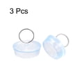 thumbnail image 3 of Uxcell Rubber Sink Plug, Clear Drain Stopper Fit 1-21/32" to 1-3/4" Drain for Bathtub Kitchen and Bathroom 3 Pack, 3 of 5