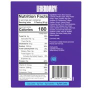 Legendary Foods Blueberry Protein Pastry, 20g Protein, 4 Pack, Keto Friendly, Gluten Free