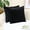 Black, variant on Cterwk Pack of 2 Velvet Throw Pillow Cover Soft Decorative Square Cushion Cover for Couch Sofa Bed Livingroom Car, 18x18 inch