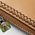 thumbnail image 3 of Lagotto Romagnolo Dog Photo Faux Leather Square Keychain, 3 of 7