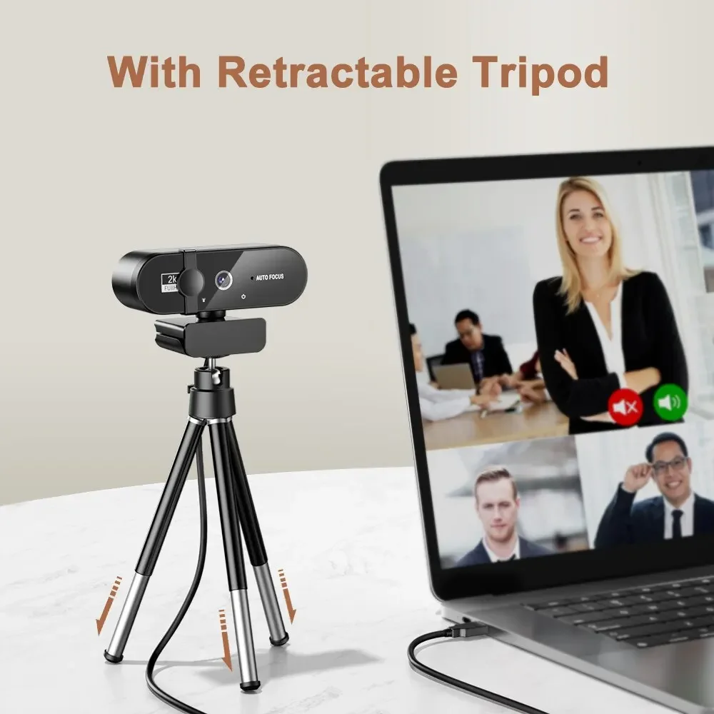 4K Webcam 1080P Mini Camera 2K Full HD Webcam with Microphone 30fps USB Web Cam for Auto  PC Laptop Video Shooting Camera