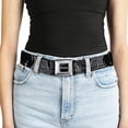 thumbnail image 5 of DC Comics Belt, Seatbelt Buckle Belt, Batman Bat Signals Flying Bats Black White, 34 to 52 Inches, 5 of 9