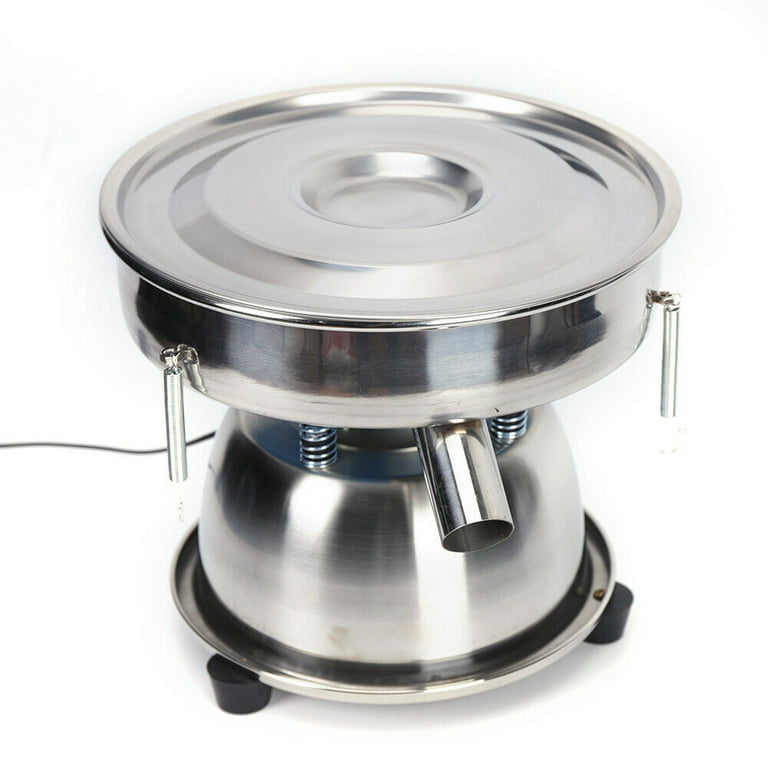 TOPCHANCES Automatic Sieve Shaker Included 80 Mesh Sifter Electric  Vibrating Sieve Machine 110V 50W Sifter Shaker Machine 