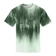 thumbnail image 5 of Men's T-shirt T-shirts Graphic Text Pool3D Printing Street Casual Short Sleeve Printed Clothing Basic M, 5 of 5