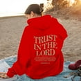 thumbnail image 2 of LEKDFST Trust In the Lord Oversized Hoodies for Women Christian Jesus Inspirational Sweatshirts Religious Graphic Pullover Tops RD1 XL, 2 of 4