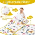 thumbnail image 3 of Pioneer Flower Floral Print Pattern Toddler Nap Mats for Kids Preschool,Sleeping Mat Bag or Kids,Toddler Sleeping Bag,Toddler Nap Mat or Daycare, 3 of 6