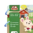 thumbnail image 4 of Libro educativo Libro de pasta Juguetes Montessori para niños de 1 a 3 años Niños niñas 30 páginas a medio terminar, 4 of 5
