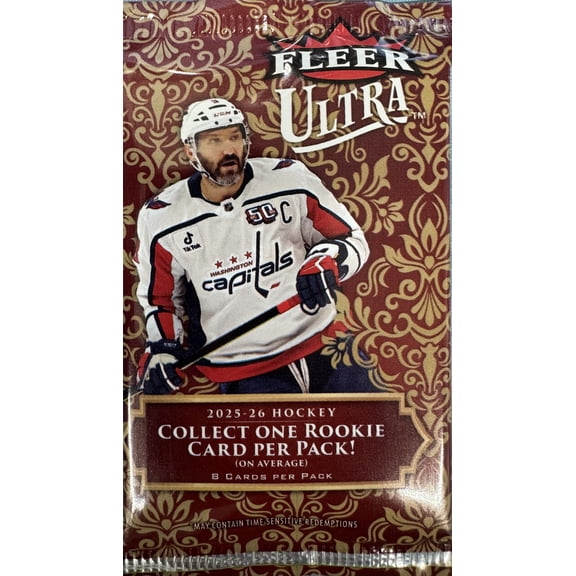 2025/26 Upper Deck Fleer Ultra Hockey Hobby Pack