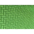 thumbnail image 1 of Ahgly Company Machine Washable Indoor Rectangle Transitional Green Area Rugs, 3' x 5', 1 of 7