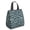 Robot and Ufos, variant on Robot and Gears Blue Pattern Insulated Lunch Bag for Women Men, Large Portable Soft Cooler Tote, Thermal Food Storage Bag with Pearl Cotton, 8.66L, 8.75"x5.75"x9.5"