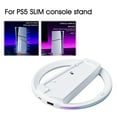VIVIDCRAFT RGB LED Vertical Stand for PS5 Slim Console Dock Mount Base with 14 Light New