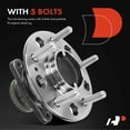 thumbnail image 6 of A-Premium Wheel Bearing and Hub Assembly Compatible with Hyundai Sonata Kia Optima 2006-2010 with ABS Sensor Rear Left or Right, 6 of 9