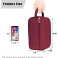 thumbnail image 7 of Toiletry Bag, Large Capacity Travel Bag for Toiletries, Waterproof Oxford Fabric Toiletry Organizer for Travel, Business Trips and Daily Use, Travel Essentials Burgundy, 7 of 7
