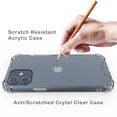 thumbnail image 3 of Beyond Cell compatible with iPhone 12 Mini 5.4"(2020) Case, Transparent Clear Shock Absorption Cushion Bumper Corner Soft TPU + PC Cover USA Flag, 3 of 3
