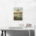 thumbnail image 2 of ARTCANVAS Hunting On The Lagoon Canvas Art Print by Vittore Carpaccio - Size: 18" x 12" (0.75" Deep), 2 of 9