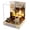 QT-031 Elegant Workroom + Scissors + Tweezers, variant on DIY Miniature Greenhouse Kit - Flower Garden Corner 3D Wooden Puzzle with LED Light & Dust Cover, Tiny House Model for Adults to Build, Nature-Themed Creative Gift for Women 14+