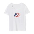 thumbnail image 4 of Camiseta de mujer de verano suave con cuello redondo para vacaciones, senderismo, caminar, mujer XL, 4 of 7
