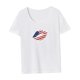 thumbnail image 4 of Camiseta de mujer de verano de moda transpirable con cuello redondo para viajar regalo de mujer SG, 4 of 7