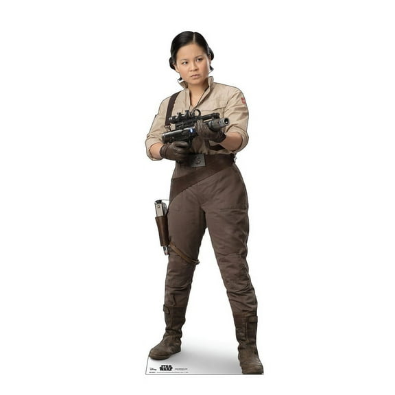 Life-size Cardboard Standup of Rose™ (Star Wars IX) with dimensions of 62" x 21"