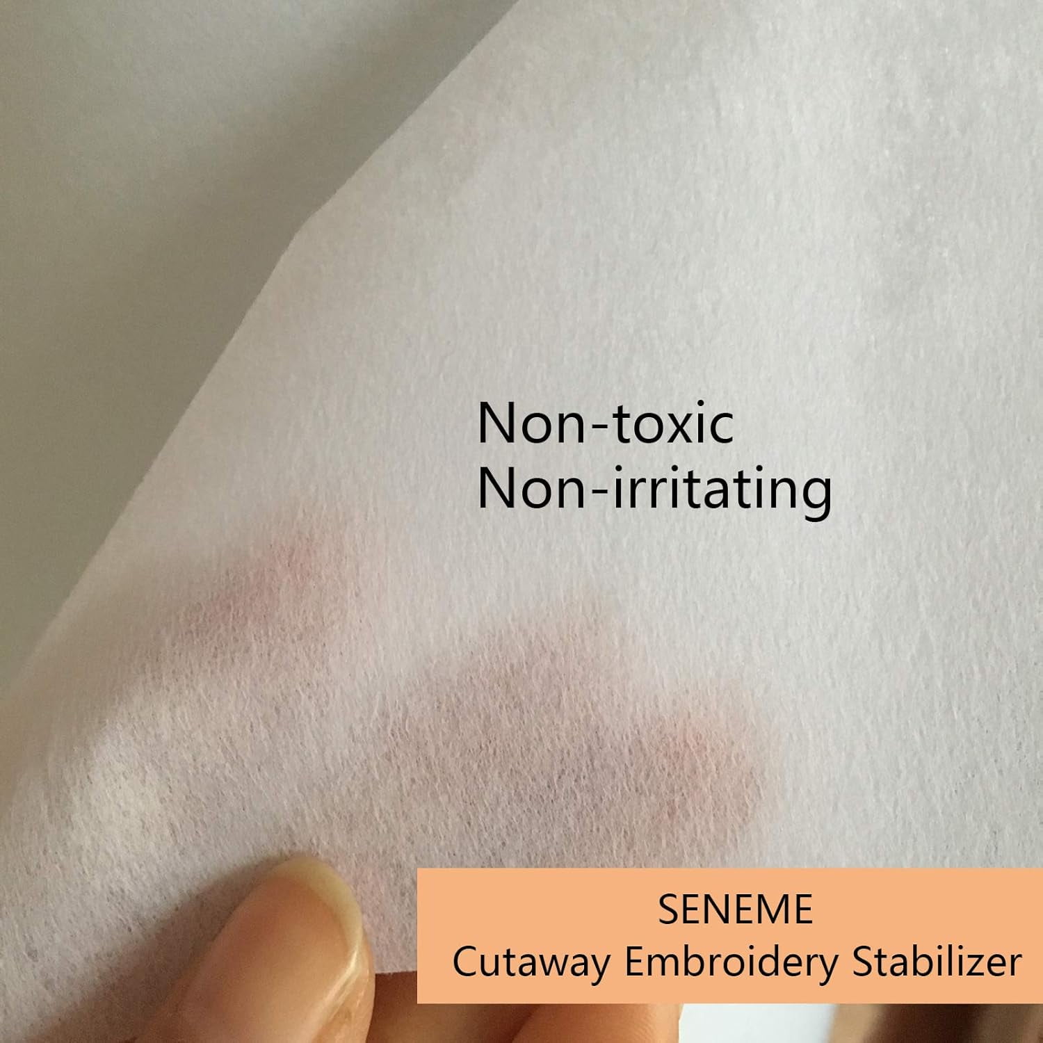 Cut Away Embroidery Stabilizer 8"x8" 100 Precut Sheets, 2.5oz Medium Weight Cut Away Stabilizer for Embroidery Backing for Machine Embroidery and Hand Sewing for 4x4 and 6x6 Hoops