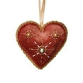 thumbnail image 3 of Valentine's Day Handmade Beaded Heart Ornament – 2D Flat Acrylic Heart-Shaped Decor, Romantic Hanging Pendant for Home Party, 3 of 6