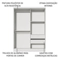 thumbnail image 5 of Ropero Closet Madesa 2 Puertas 2 Espejos con Pies BB, 5 of 5