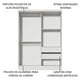thumbnail image 5 of Ropero Closet Madesa 2 Puertas 2 Espejos con Pies BB, 5 of 5