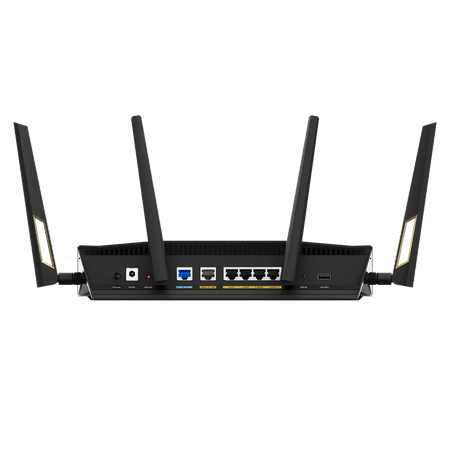 ASUS - AX6000 Dual Band Wi-Fi 6 Router - Black