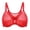 Lipstick Red, variant on Cosnufy Posture Front Closure Plus Size Bras For Women Underwire Unlined