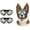 2-pack (Black Black), variant on UOSIA Dog Goggles Dog Sunglasses for Medium to Large Breed Anti-UV Eye Protection,L,2-pack (Black Black)