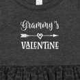 thumbnail image 4 of Inktastic Grammy Valentine Grandchild Girls Baby Dress, 4 of 5