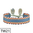 thumbnail image 1 of Pulsera tejida a mano bordada Pulsera de estilo étnico bohemio para mujer Baratijas con cordón para pareja, 1 of 6