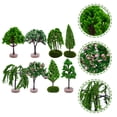 thumbnail image 5 of Fake Tree8pcs Realistic Tree Model Microlandscape Layout Model Artificial Miniature Tree Modeling Prop, 5 of 8