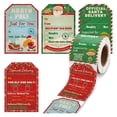 thumbnail image 2 of 200-Count Christmas Stickers Roll, Holiday Gift Label Decals, Self-Adhesive Tags for Envelopes, Boxes, Gift Wrapping, Seasonal Decor, 2 of 6