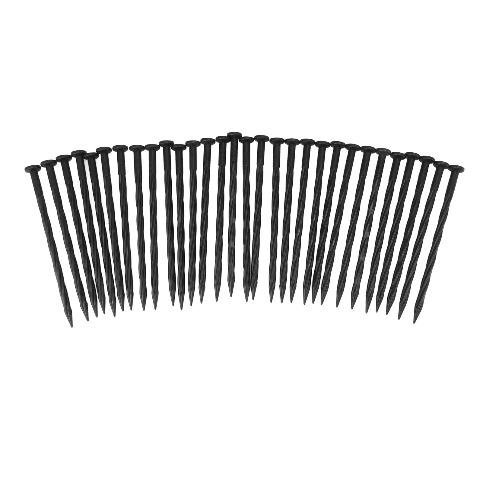 Suodoka Landscape Edging Kit PE L Shaped Easy Deformation No Dig Garden Border Edging for Landscaping Grey 2 x 2 x 393.7 inches / 5 x 5 x 1000 cm Includes 30 Spikes