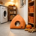 thumbnail image 5 of Cat Dome Bed - Plush Warmth Indoor Cats Sleeping Bed | Winter Thermal Insulation Kitten Resting Nest, Pet Supplies for Small Medium Cats, 5 of 6