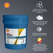 Shell Rotella T6 Full Synthetic 5W-40 Diesel Engine Oil, 5 Gallon Pail